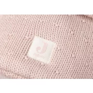 Jollein Sprinkle Knit kötött pelenkatároló kosár Silk Rose színben fehér belső béléssel