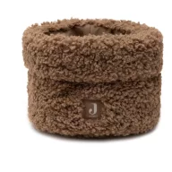 Jollein Curlé sötét mogyoróbarna pelenkatároló kosár bouclé anyagból