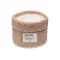 Jollein Teddy biscuit bouclé pelenkatároló kosár Bear hug felirattal és fehér belső résszel