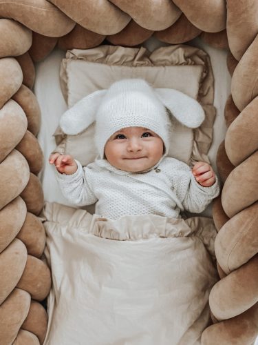 Soft fonott rácsvédő 200cm - Karamell