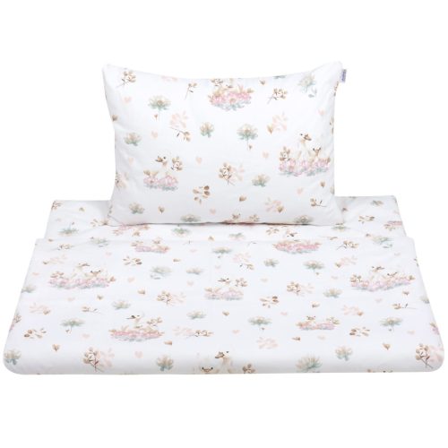 Basic ovis ágynemű huzat 100x135 + 40x60 cm - Hattyú család