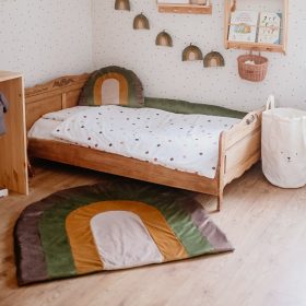 Pretty játszószőnyeg - Szivárvány oliva