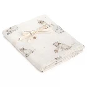 My Memi soft bambusz takaró - Kiscicák 120x120 cm