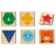 DJECO Képkirakó - Lécépítő - Puzzles Basic