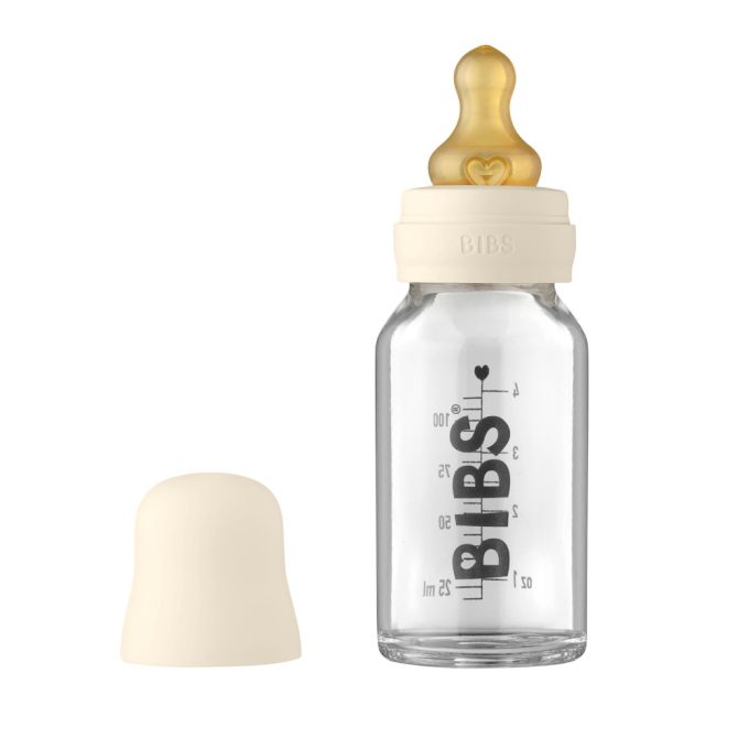 BIBS cumisüveg szett - krémfehér - 110 ml