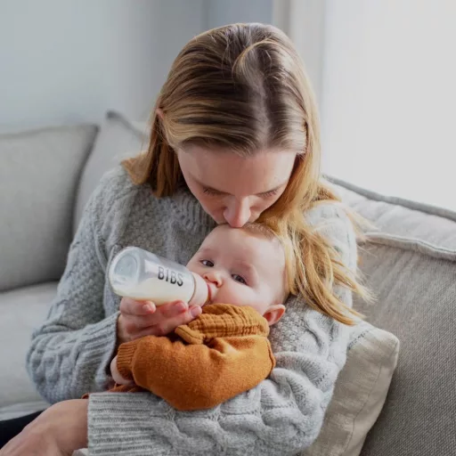 BIBS cumisüveg szett - krémfehér - 110 ml