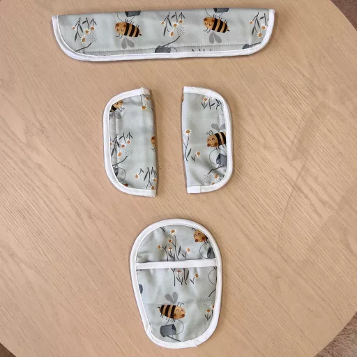 Happy bambusz babakocsi betét szett - Döme dongó