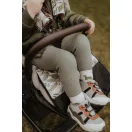 Makaszka memóriahabos velvet babakocsi betét Dream garden botanikai mintával és lila velvet mintával