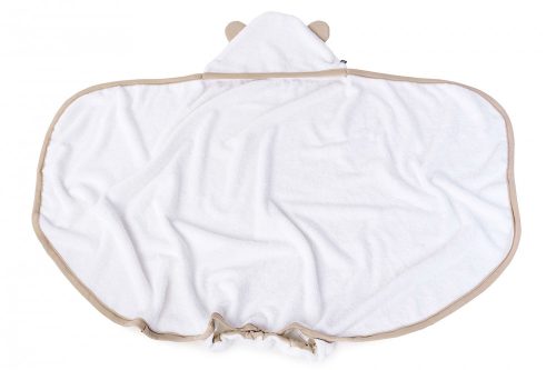 Poofi kapucnis törölköző és köntös - Teddy nugat