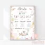 Első születésnapom - Shabby lányos A3 méretben