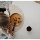 Mushie lekerekített lapostányér - mustársárga
