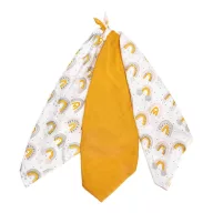  Soft mintás tetra pelenka válogatás 3 db-os - Szivárányok
