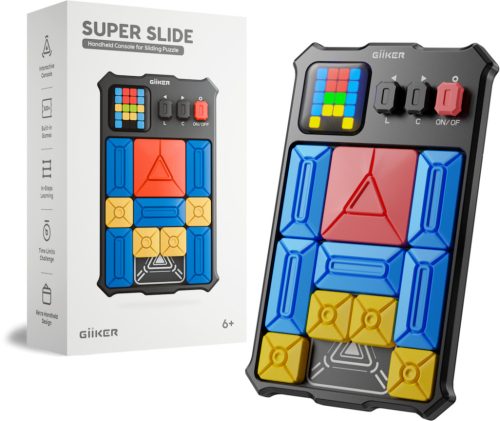 GiiKER Super Slide - Interaktív logikai játék - Fekete