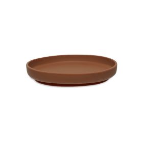 Minimal szilikon csúszásmentes gyerektányér - karamell