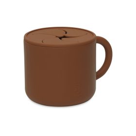 Minimal szilikon nasitartó - karamell