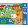 Djeco Óriás puzzle - Tanya - Tactile farm puzzle