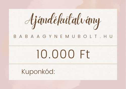 Ajándékutalvány 10000 Ft értékben