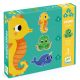 Djeco Primo puzzle - A tengerben, 4, 6, 9 db-os - In the sea