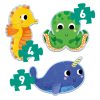 Djeco Primo puzzle - A tengerben, 4, 6, 9 db-os - In the sea