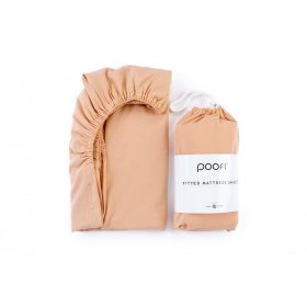 Poofi organikus pamut lepedő - Barack 60x120-as