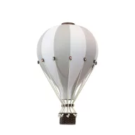 Dekor hőlégballon - Hamuszürke fehérrel S