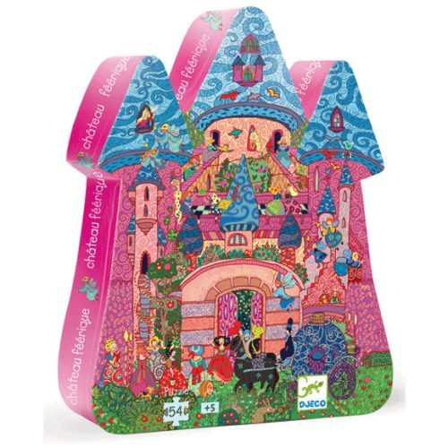 Djeco Formadobozos puzzle - Tündérek kastélya - The fairy castle