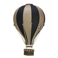 Dekor hőlégballon - Fekete - Arany M