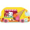 Djeco Mini puzzle - Fagyis kocsi - Ice cream truck