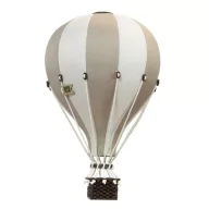 Dekor hőlégballon - Bézs krémfehérrel M