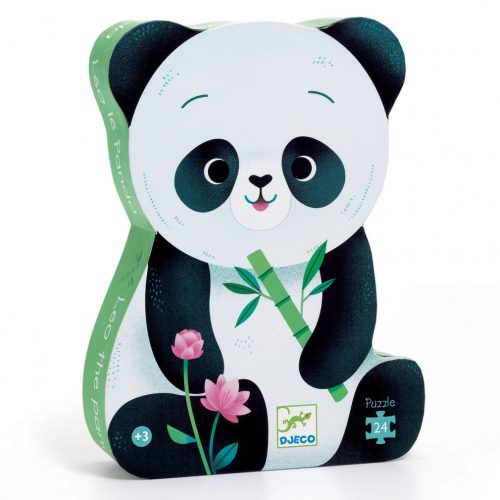 DJECO Formadobozos puzzle - Pici Panda Cuki - Leo the panda