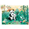 DJECO Formadobozos puzzle - Pici Panda Cuki - Leo the panda