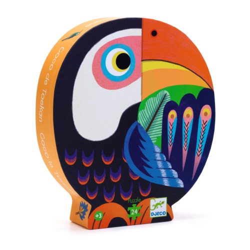 Djeco Formadobozos puzzle - Koki Tukán  - Coco the Toucan