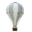 Dekor hőlégballon - Krém - Világosszürke M