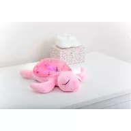   Cloud B zenélő projektoros éjjeli fény fehér zajjal - teknős pink