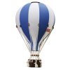Dekor hőlégballon - Királykék - Fehér M