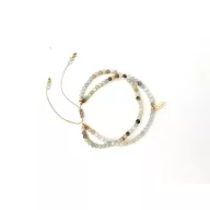 Mrs Ertha anya - lánya karkötő - Amazonite