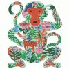 DJECO Mûvész puzzle - Majom - Monkey