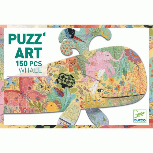 DJECO Művész puzzle - Bálna - Whale