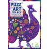 Djeco Művész puzzle - Páva - Peacock