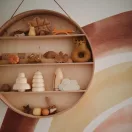 Mushie felhos rágóka - kék