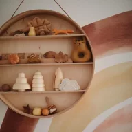 Mushie felhos rágóka - kék