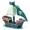 Djeco Építőjáték - Kalózhajó 3D - Pirate boat 3D