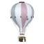 Dekor hőlégballon - Rózsaszín - Fehér - Szürke M