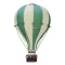 Dekor hőlégballon - Zöld - Bézs M