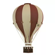 Dekor hőlégballon - Bézs - Csokoládé S