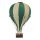 Dekor hőlégballon - Sötétzöld vaníliával S