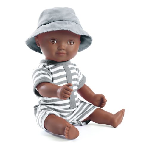 Djeco Játékbaba, fürdethető - Samu, 32 cm - Baby Samra