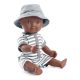 Djeco Játékbaba, fürdethető - Samu, 32 cm - Baby Samra