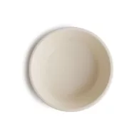 Mushie csúszásmentes mélytányér - krémfehér