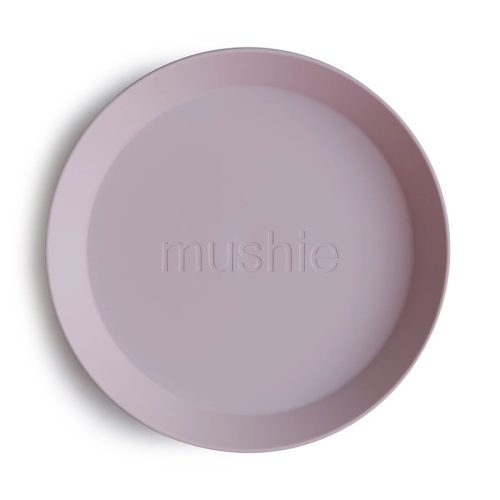 Mushie lekerekített lapostányér - mackó